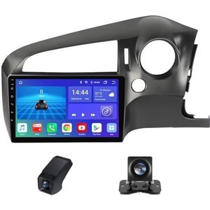 Android autoradio 2 Din geldt voor Honda Stream 2 2006-2014 met Draadloze Carplay Android Auto GPS Navi WiFi 9 inch met Bluetooth FM/RDS+ Achteruitrijcamera/Stuurwielbediening(C10)