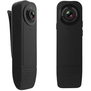 Mini-lichaamscamera, A18 Pen Camera HD 1080P Draagbare Pocket Body Video Recorder Nachtzicht Sport DV Bewegingsdetectie Beveiliging Camcorder voor wetshandhaving, levering (Size : Only Camera, Color