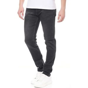 Smith & Solo Jeans voor heren, stretch, slim fit, jeans, slimfit, modern, herenbroek, antraciet, 31W / 32L