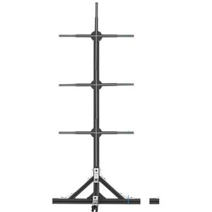 3D Hologram Fan 1x3 3D ​​Hologram Projector Fan, 45-62cm Reclame Display Stand Led Sign Holografische Lamp Speler, 3D Ventilator Stand Ondersteuning Splicing voor zakelijke winkelborden, bars, Hallowe