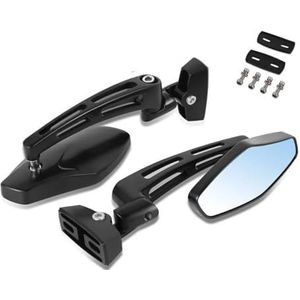 Voor CBR 250 F4I 600 1000 Rr Motorfiets Achteruitkijkspiegel Motorfiets achteruitkijkspiegel(Zwart)