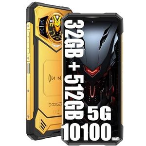 DOOGEE S200 X 5G accu 10100mAh/33W robuust smartphone, 32GB/512GB, 100mp + 20 MP (Vision Nocturne) + 20 MP, Android 14, 6,72 inch AMOLED FHD+, NFC