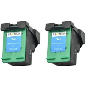 338XL 343XL Inktcartridge for 338 343 XL PSC 1510 1513 1510 2355 Photosmart C3100 C3110 C3150 Deskjet 460c 5740 5745 6520 654(COLOR(2PC))