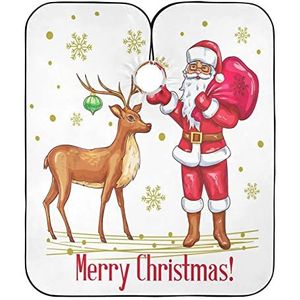 Kapper Cape Kerstman En Herten Schort Anti-Statische Haar Snijden Schort Vlekbestendig Volledige Lengte Cape Voor Mannen Familie Vrouwen