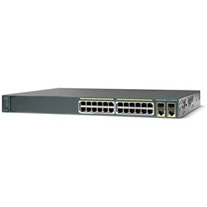 Cisco WS-C2960+24TC-S Catalyst 2960 Plus Gigabit Ethernet Switch (24-Port, RJ-45, SFP)