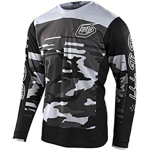 Heren fietsshirt MTB tops, MX MTB lichtgewicht materialen, ademend materiaal, mountainbike lange mouw ademend comfortabel zacht vochtafvoerend fietsshirt