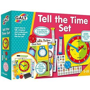 Galt Toys, Tell the Time Set, Learn To Tell The Time Clock, Ages 5 Years Plus