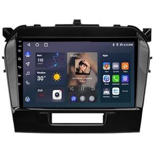 Android 12 2 DIN Autoradio Stereo 9 inch Screen voor Suzuki Vitara 2015-2019 GPS Navigatiesysteem FM AM RDS DAB+ Radio Carplay Android Auto Qualcomm BT 5.1 Dolby DTS(4 Core 1G+16G)
