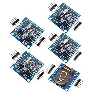 Youmile 5PACK RTC I2C Module Arduino I2C RTC DS1307 AT24C32 Real Time Clock Module 24C32 Geheugen Hoge Precisie Voor AVR ARM PIC SMD Compatibel Met Arduino Met 60 Pin