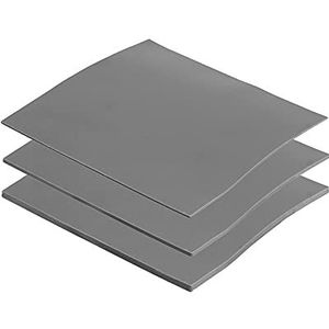 OwlTree 3 Pack Thermische Pad, 100x100mm 0.5mm 1mm 1.5mm Zeer efficiënte thermische geleidbaarheid 12.8W/mK, Hittebestendige Siliconen Vet Thermische Pads voor Laptop Heatsink CPU GPU SSD IC LED