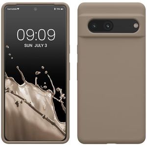 kwmobile telefoonhoesje compatibel met Google Pixel 7 hoesje - Zachte case voor smartphone - Back cover in taupe