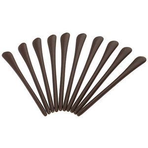 10 Stuks Siliconen Brillen Temple End Tips Oor Sok Buizen Vervanging Bruin