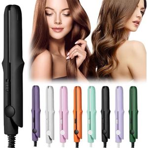 HomeJoySet 2025 Nieuwe Mini Dual-Purpose Krultang - 2-in-1 Wand & Stijltang For Alle Haartypes (Paars)(B)