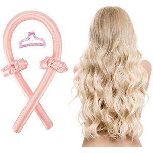 Heatless Curling Rod Hoofdband, No Heat Silk Ribbon Hair Rollers, Lazy Curler Set, Haarkrulspelden, Lazy Curler Set, Medium Lang Haar Styling Tool, Maak U Haar Krultang Zacht