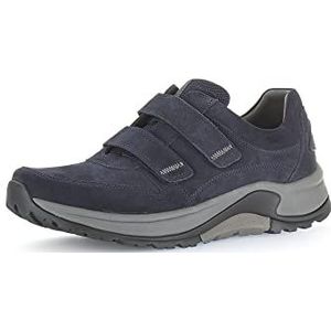 Pius Gabor Lage sneakers voor heren, uitneembaar voetbed, Blauw Marine 06, 44.5 EU