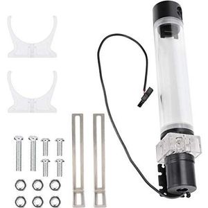 143 CPU Waterkoeling Tank Kit - 800L/H 19 W 12 V CPU Koelcilinder Pompsysteem voor Computer Waterkoeler Reservoir Systeem Koellichaam Kit voor PC Computer