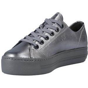 Paul Green Dames Pauls, lage sneakers voor dames, grijs 72x, 39 EU