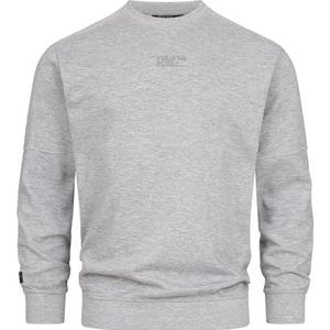 INDICODE JEANS Sweatshirt 'INCliver'  lichtgrijs / donkergrijs