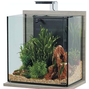 Zolux Aquarium Idro 40 grijs - complete set met filter, pomp, verwarming en verlichting