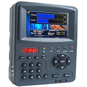 Satellietzoeker, Digitale Satllite Finder 3.5 Inch TFT LED Handheld Multifunctionele Satelliet Finder & Monitor KPT-968G Multifunctionele Digitale Satellietmeter