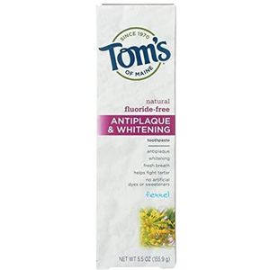Tom's Of Maine Antiplaque & Whitening Toothpaste Fennel - Fluoride-Free 5.5 oz