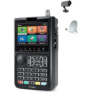 Satellietzoeker Digitale Signaal Finder Satlink Lcd-scherm DVB Receptor for QPSK Satelliet Signaal Meter Finder Inbedrijfstelling Van Grond Antenne(VF-6900 PRO)