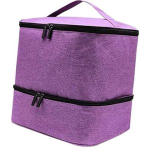 Gel Nagellak Organisatoren en Opbergdoos voor Nagellak Reizen Nail Lamp, Violet, 24x20.5x24cm, als beschrijving