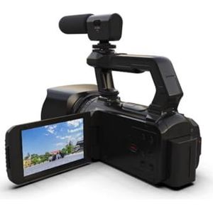 HD 4K 56MP videocamera's 6x optische zoom 4.0 IPS touchscreen handheld camcorder DV-opnamefunctie for vloggen(BLACK_SD (640X480))