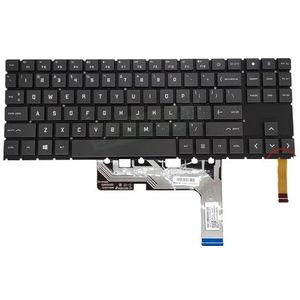 US Engels verlicht toetsenbord voor HP voor OMEN 15EK 15-EN 15-EK Ek0013nl TPN-Q238 TPN-Q236 Toetsenborden met achtergrondverlichting V193446bs1(US RGB Backlit)