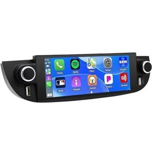 Android 14 Autoradio 7 inch touchscreen voor FIAT 500 2007-2015 Autoradio Navigatie met Carplay met GPS navigatie Bluetooth FM USB Steering Wheel Control(X8 8G+128G)