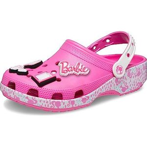 Crocs Unisex Barbie Classic Clogs, Electric Pink, 8 US Men