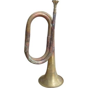 Trompetten Antieke Charge Bugle Step Bugle Trompet Drum En Bugle Corps Charge Bugle