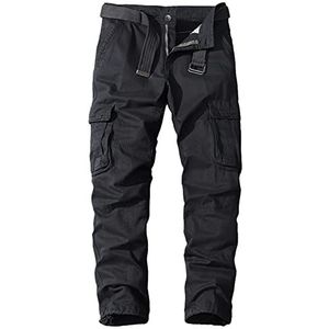 Mens Cargo Trousers Work Trousers Men's Combat Trousers Outdoor Cotton Pants for Camping Hiking Walking