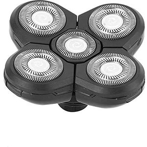 Vervanging van elektrisch scheerapparaat, universeel elektrisch baardscheerapparaat met roterende kop met 5 mesjes Vervanging van waterdichte accessoires(Electric Shaver Balde)