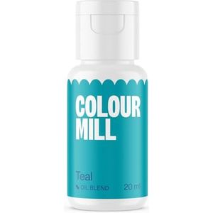 Colour Mill Oil-Based Food Coloring, 20 Milliliters Teal