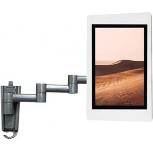 Flexibele tablet wandhouder 345 mm Fino voor Microsoft Surface Go - wit