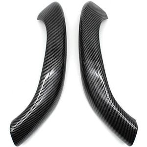 Auto Accessoires Binnendeur Pull Handvat Plastic Outer Cover Trim Voor X1 X2 F48 F49 F39 2016-2020(Carbonfiber 2pcs)