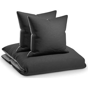 sleepwise Beddengoed 240 x 220 cm, 3-delige zomerbedlinnenset, Oeko-Tex-standaard, uiterst zacht, ademend, strijkvrij en kreukvrij, dekbedovertrekset van geborsteld microvezel met kussenslopen van 65