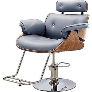 UGD8TQR Renovatie Huis Kapper Stoelen voor Kapper Kapper Stoel Salon Kappers Hydraulische Mode Kapper Stoel Tattoo Stoel Shampoo Schoonheidssalon Apparatuur (kleur: zwart Maat: B)
