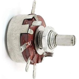 MYQZHOU Wandschakelaar met koolstofsamenstelling, conische draaipotentiometer WTH118, dimmerschakelaar, type 470K Ohm 2W