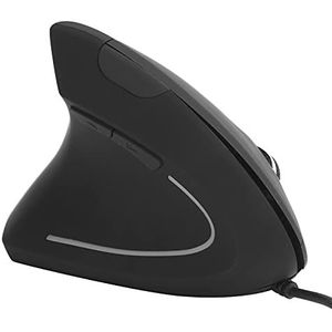 Bedrade linkermuis, verticale linkermuis, muis verticale ergonomische 800/1200/1600DPI USB optische muis, gemakkelijk te gebruiken. (Bedraad linkerhand))