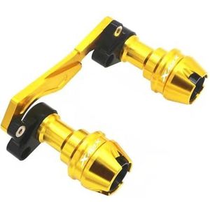 Motorfietsmodificatie Accessoires XMAX300 Motorfiets Accessoires Vooras En Voorvork Anti-collision Slider Wieldop Voor XMAX 300(After Gold)