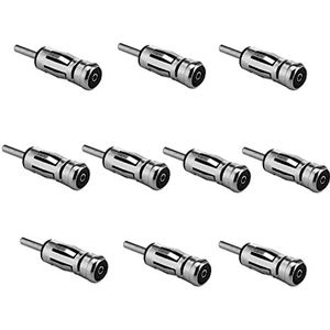 Audioproject A274-25 - 10 stuks set antenneadapter auto radio ISO -> DIN - rechte antenne adapter auto - auto antennaadapter auto