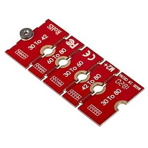 Acxico 2 Stks M.2 NGFF NVMe SSD 2230 2242 2260 2280 Lengte Uitbreiden Adapter Beugel Card Plaat