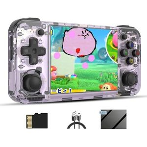 RG35XX H Retro handheld gameconsole, 3,5 inch IPS-scherm, geïntegreerd Linux-systeem, 64 + 128 G TF-kaart, 10.000+ spelondersteuning, HDMI tv-output, 5G, wifi, Bluetooth 4.2