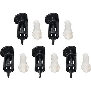 GMBYLBY 5 Paar Fan Gesp Montage Clip Set Voor 775/1150/1155/1156/1366 CPU Vervanging Accessoire Push Schroef Gesp Koelers Fastener