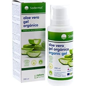 Aloë vera crème gel 100% zuivere biologische aloë vera, natuurlijke vochtinbrenger voor de huid die geïrriteerd is door scheren en ontharen/zonnebrand en insectenbeten.