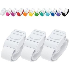 ROLSELEY Set van 3 witte Quick Release medische tourniquets met latexvrije polyester elastische band voor NHS-flebotomisten, A&E, paramedici, medische studenten en professionals - cadeau-idee voor