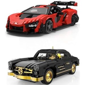 SPIRITS sportwagen MOC bouwstenen modelautosets, creatieve cadeaus for jongens tieners vanaf 14 jaar/volwassenen verzamelaars