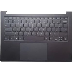 14ACH ITL IHU 2021 Notebook Beschermhoes D Case C Met Backlit Touchpad Engels Toetsenbord Compatibel Met Vergelijkbare Modellen (Grijs C Shell)